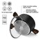 Fissman Stockpot Cuisine 24x12cm/4.6 Ltr With Glass Lid (Aluminium With Non-Stick Coating)