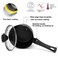 Fissman Sauce Pan Angela 16x8cm/1.39 Ltr With Glass Lid (Aluminium With Non-Stick Coating)