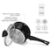 Fissman Sauce Pan Angela 16x8cm/1.39 Ltr With Glass Lid (Aluminium With Non-Stick Coating)
