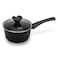 Fissman Sauce Pan Angela 16x8cm/1.39 Ltr With Glass Lid (Aluminium With Non-Stick Coating)