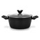 Fissman Stockpot Angela 24x11cm/4.2 Ltr With Glass Lid (Aluminium With Non-Stick Coating)