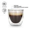 Fissman 2-Piece Double Wall Glasses 100 ml Borosilicate Glass