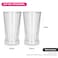 Fissman 2-Piece Double Wall Glasses 380 ml Borosilicate Glass