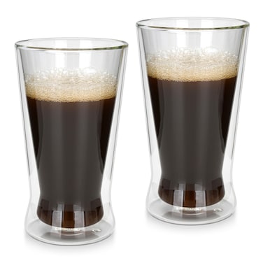 Fissman 2-Piece Double Wall Glasses 380 ml Borosilicate Glass