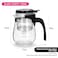 Fissman Tea Pot with Removable Infuser 550mL, Glass Teapot Gunfu Series