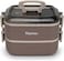Fissman Double Deck Lunch Box 1.800mL with Sauce Cup, Spoon and Fork Compartment