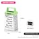 Fissman 3-Sided MINI Grater 3inch, Multifunctional Handheld Cheese Peel Ref Magnet Green