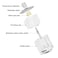 Fissman Salt And Pepper Mill 9.5cm (Acrylic)