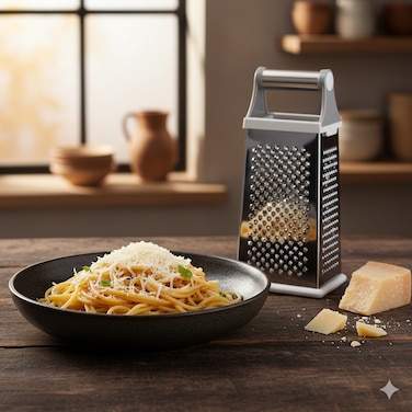 Fissman 9.5" 4-Sided Grater 24.5cm Stainless Steel