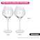 Fissman 2-Piece Red Wine Glasses 550ml Glass