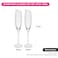Fissman 2-Piece Champagne Glasses Set 190 ml Glass