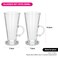Fissman 2-Piece Mugs For Latte 280 ml Glass