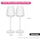 Fissman 2-Piece White Wine Glasses Set 310 ml Glass