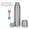 Fissman Double Wall Vacuum Flask 1000 ml Stainless Steel