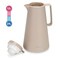 Fissman Vacuum Insulated Flask 1000 ml Mocha Cream with Pink Glass Liner