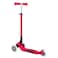 Globber Primo Plus Lights Children's Scooter with 3 Wheels Foldable For 3 To 9 Years, Red/Black
