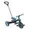 Globber Explorer Trike 4-In-1 Pro In Turquoise - Tricycle, Balance Bike and Pushchair In 10/8.5 Inch - Tpr Seat - Height-Adjustable Children's Vehicle
