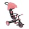 Globber - 4 In 1 Explorer Tricycle - Evolutive and Balance Bike Tricycle For Toddlers From 10 Months To 5 Years - Version 2 - Pastel Pink