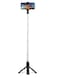Philips Bluetooth Selfie Stick with Tripod (DLK3622NB/00) - 68cm Extendable, Wireless Remote, Foldable Portable Design - Black