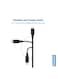 كابل شحن سريع من فيليبس USB-C إلى USB-C لأجهزة iPhone 15 Series و MacBook و iPad Pro/Air و Mini و Samsung و Pixel، شاحن USB-C بطول 1.2 متر - أسود