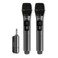 Philips DLM3401TP/00 Dual Wireless Microphone System, 2.4GHz Dynamic Mics, 30m Range, Rechargeable Receiver, 4-Level Vocal Gain, 6.3mm + 3.5mm Adapter, Karaoke & Singing