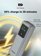 Philips Power Bank 20000mAh 100W Fast Charging, 2x USB-C PD + USB-A QC, Digital LCD Display, Laptop Charger Portable for MacBook iPhone Samsung - DLP6731CG Grey