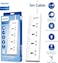 Philips 4-Way Universal Power Extension Cord with Individual Switches (3M), 2500W Overload Protection, 750&deg;C Fire-Resistant, 3x1mm&sup2; Heavy Duty Cable, 13A Fuse, ESMA Certified, UK Plug (4UV-3m)