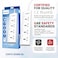 Philips 4-Way Universal Power Extension Cord with Individual Switches (3M), 2500W Overload Protection, 750&deg;C Fire-Resistant, 3x1mm&sup2; Heavy Duty Cable, 13A Fuse, ESMA Certified, UK Plug (4UV-3m)