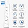 Philips 6-Way Universal Power Extension Cord with Individual Switches (1.5M), 2500W Overload Protection, 750&deg;C Fire-Resistant, 3x1mm&sup2; Heavy Duty Cable, 13A Fuse, ESMA Certified, UK Plug (6UV-1.5m)
