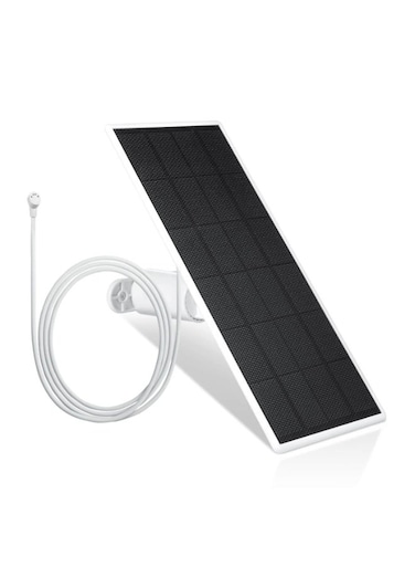 Wasserstein Premium Solar Panel, Solar Panel Charger for Google Nest Cam (Outdoor or Indoor, Battery) - 2.5W Solar Power - Made for Google Nest