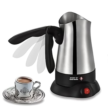 Gulf Dalla GA-C96837 300ml Stainless Steel Electric Kettle - Black &amp; Silver