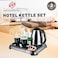 NEEHOON NH-37925 1500W Hotel Electric Kettle Set with 1800ml Capacity - Multicolor