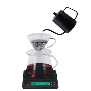 DLC-CM7322 10 Pcs Coffee Maker Set with Adjustable Thickness - Black