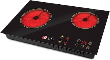 Cookware Built-in 2 Burner Infrared Induction Cooker 3000W High power Suitable for all Pans