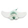 Mantalou the Manta Ray Mom &amp; Baby Plush Toy - Mint Green