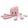 Filou the Octopus Mom &amp; Baby Plush Toy - Pink