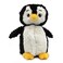 Ptipotos the Penguin Mom &amp; Baby Plush Toy - Black