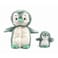Iglou the Penguin Mom &amp; Baby Plush Toy - Mint Green