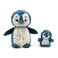 Iglou the Penguin Mom &amp; Baby Plush Toy - Blue