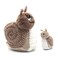 Speedou the Snail Mom &amp; Baby Plush Toy - Brown