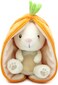 Les D&eacute;glingos  Flipetz Rabbit Plush Toy &ndash; Soft &amp; Cuddly Bunny with Carrot, Stylish Kids Stuffed Animal for Babies, Toddlers &amp; Kids