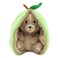Les D&eacute;glingos  Flipetz Rabbit Plush Toy &ndash; Soft &amp; Cuddly Bunny Holding Carrot, Cute Stuffed Animal for Babies, Toddlers &amp; Kids