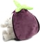 Les D&eacute;glingos  Flipetz Elephant Aubergine Reversible Plush Toy &ndash; Soft &amp; Versatile Elephant Stuffed Animal for Babies, Toddlers &amp; Kids, Reversible Comfortie Plush