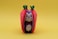 Les D&eacute;glingos  Flipetz Violet La Chouette Fraise Plush Toy &ndash; Soft &amp; Cuddly Owl with Strawberry Plush, Cute Kids Stuffed Animal Gift