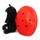 Les D&eacute;glingos  Flipetz Comet Ladybug Plush Toy &ndash; Soft &amp; Cuddly &ldquo;Coccinelle&rdquo; Stuffed Animal with Tomato-Themed Design, Cute Kids Gift Plush