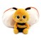 Les D&eacute;glingos Buzzet L&rsquo;Abeille Mandarine Plush Toy &ndash; Soft Bee Stuffed Animal for Babies, Toddlers &amp; Kids (0+ Months)