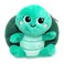 Les D&eacute;glingos  Flipetz Corvet Turtle Plush Toy &ndash; Soft &amp; Cuddly Turtle Stuffed Animal (&ldquo;Peach&rdquo; Edition) for Babies, Toddlers &amp; Kids