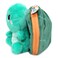 Les D&eacute;glingos  Flipetz Corvet Turtle Plush Toy &ndash; Soft &amp; Cuddly Turtle Stuffed Animal (&ldquo;Peach&rdquo; Edition) for Babies, Toddlers &amp; Kids