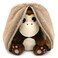 Les D&eacute;glingos  Flipetz Coconet Coconut Monkey Plush Toy &ndash; Soft &amp; Cuddly Monkey Stuffed Animal for Babies, Toddlers &amp; Kids