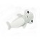 Les D&eacute;glingos  PTIPOTOS Clou Hammerhead Shark Plush Toy &ndash; Soft &amp; Cuddly &ldquo;Mom &amp; Baby&rdquo; Shark Duo for Babies, Toddlers &amp; Kids &ndash; Light Grey Edition